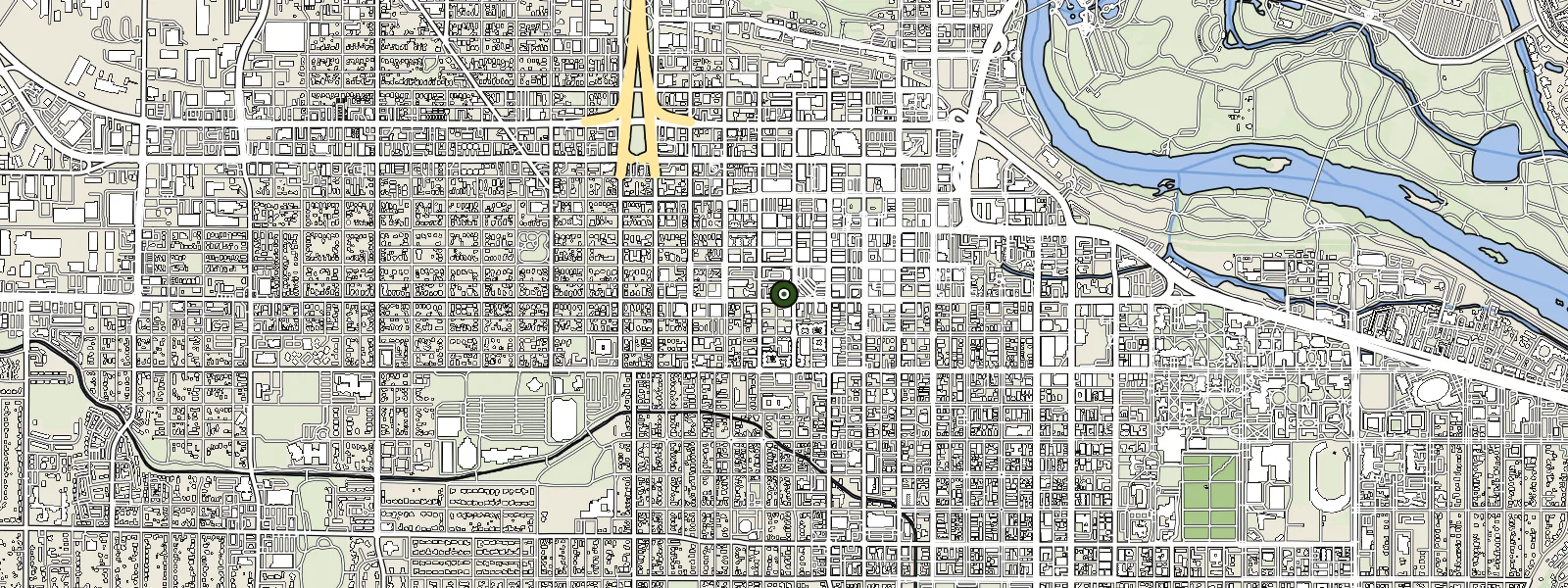 Map of The Kiva Grocery & Deli