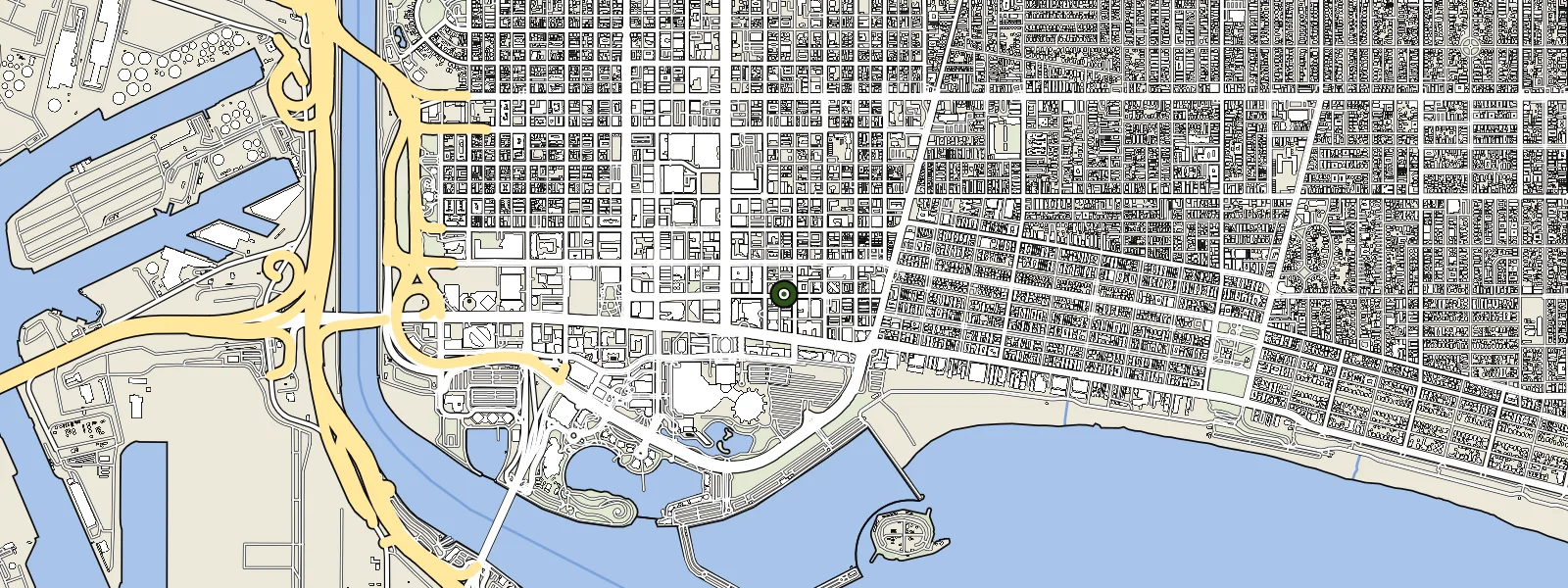 Map of BYO Long Beach - Downtown LB